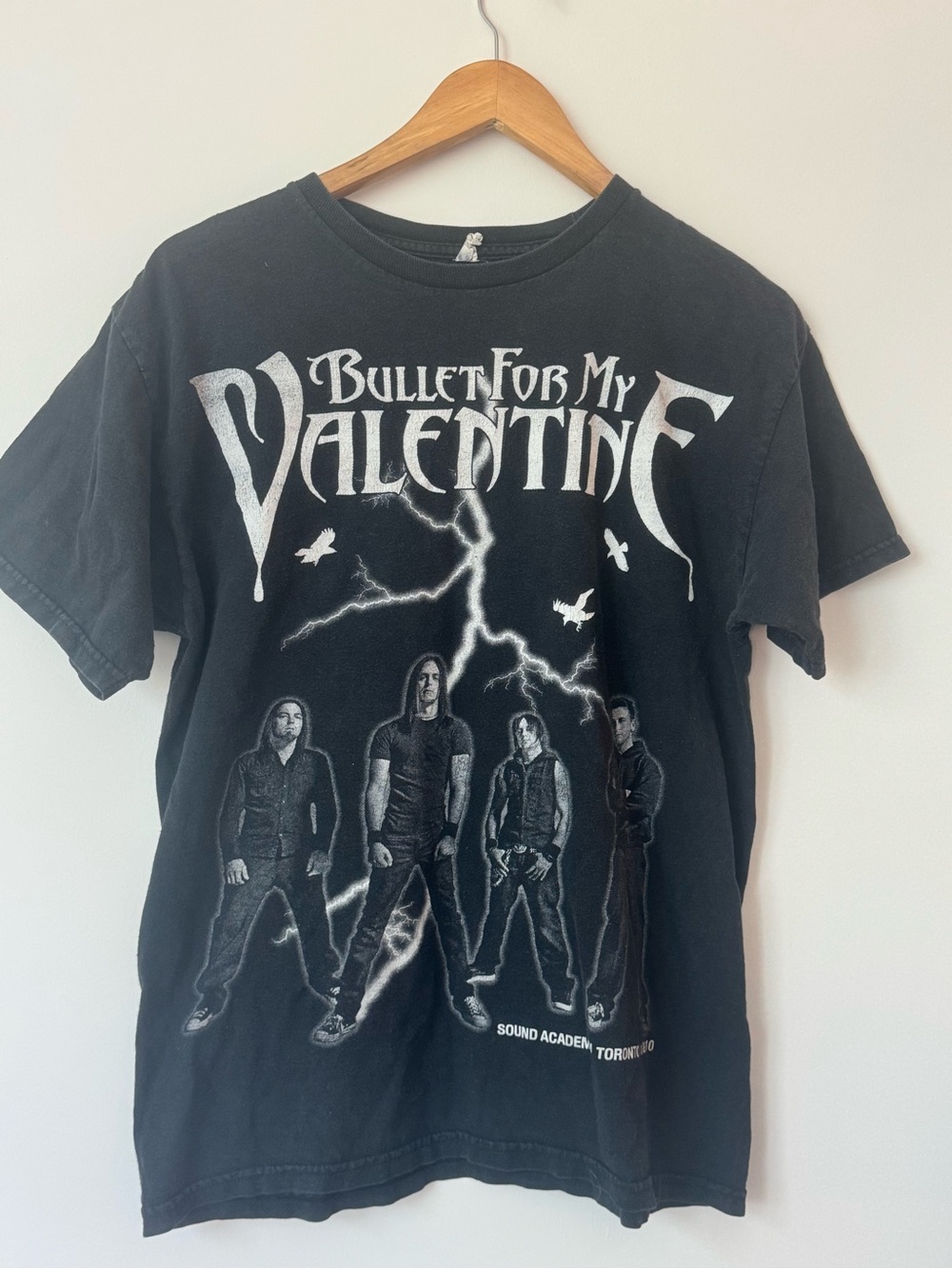Vintage Bullet For My Valentine Sound Academy Toronto Concert Tee Shirt Medium